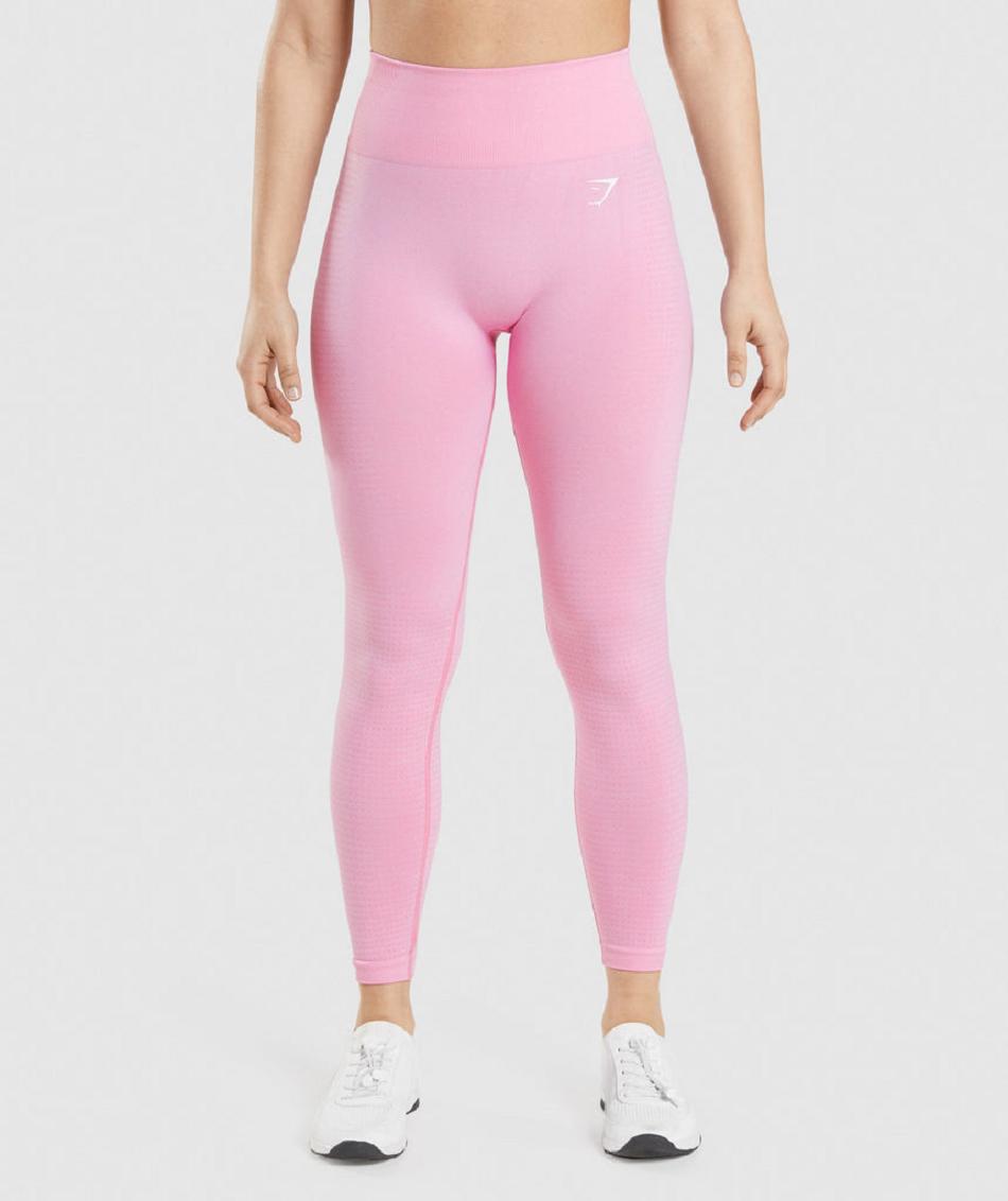 Legginsy Damskie Gymshark Vital Seamless 2.0 Różowe | PL 2263VRW